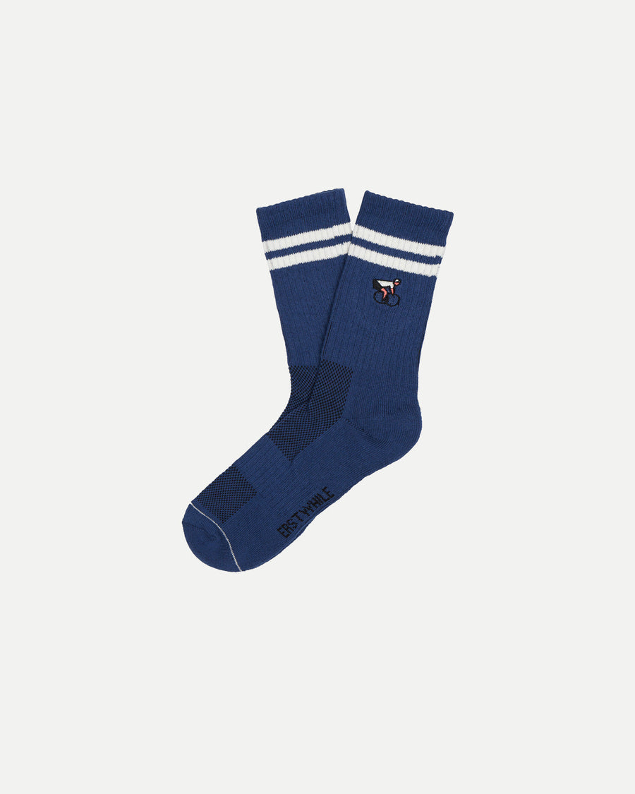 Erstwhile Crew Sock Heritage Blue