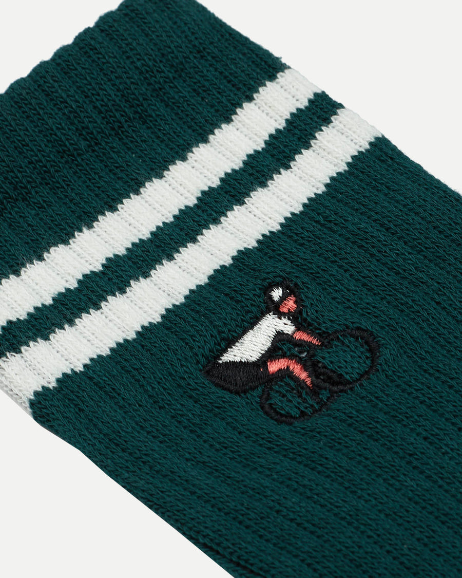 Erstwhile Crew Sock Dark Green