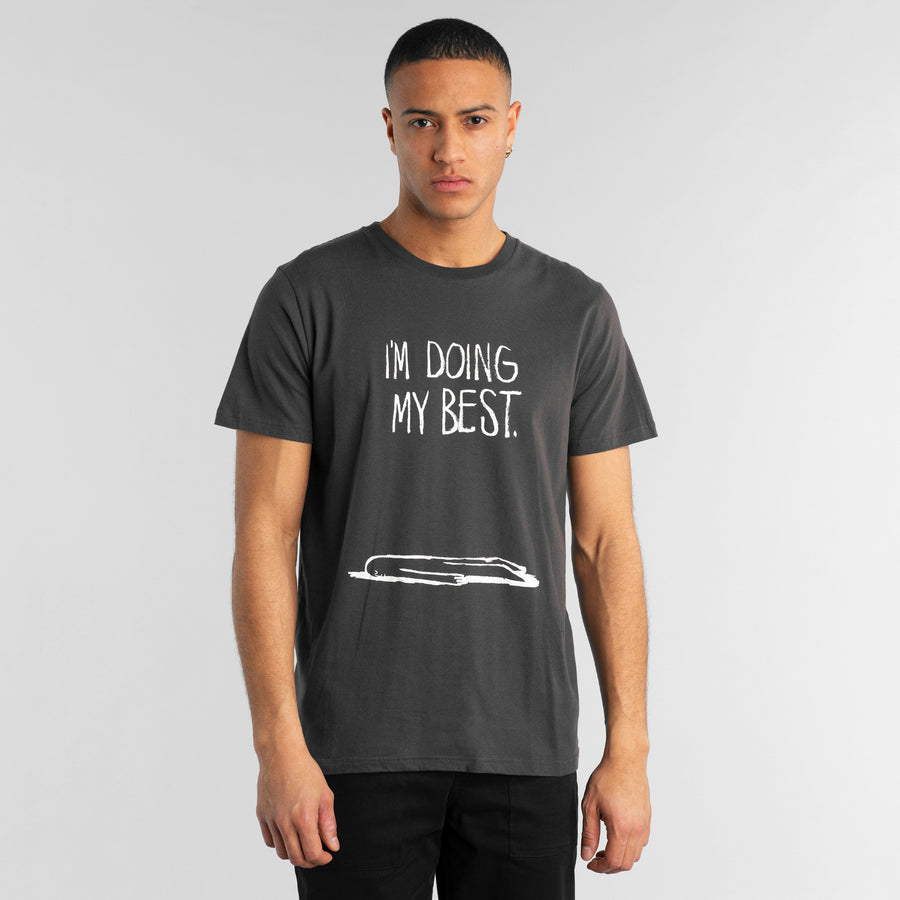 Dedicated T-shirt Stockholm Doing My Best Charcoal