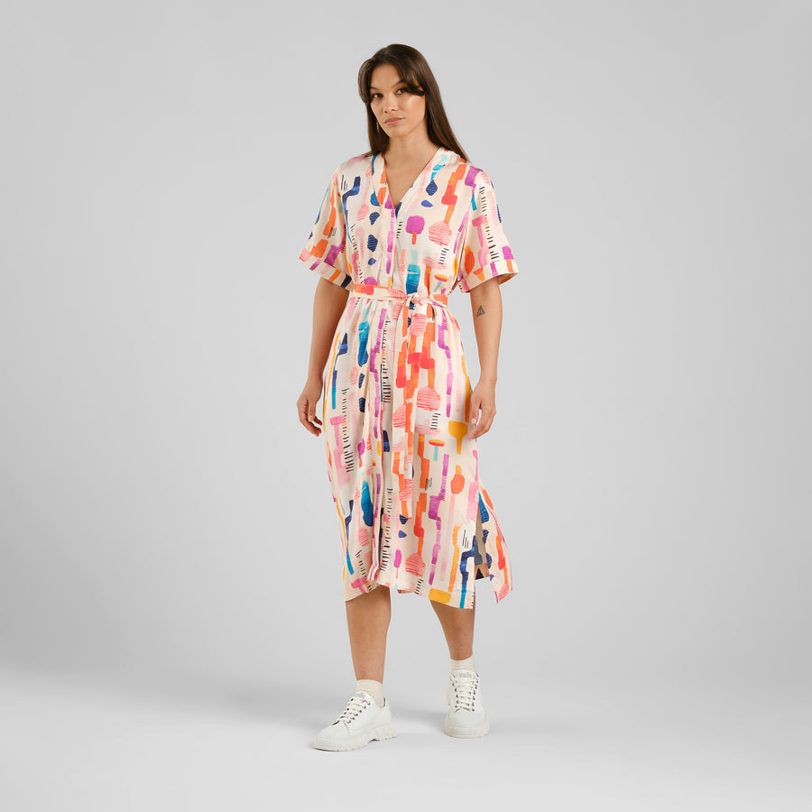 Dedicated Dress Kallvik Summer Abstract Multi Color