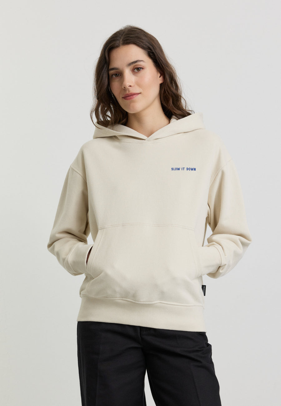 Recolution Hoodie PERSEA SLOW arctic white