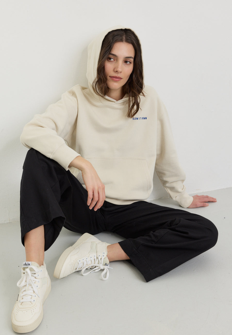 Recolution Hoodie PERSEA SLOW arctic white