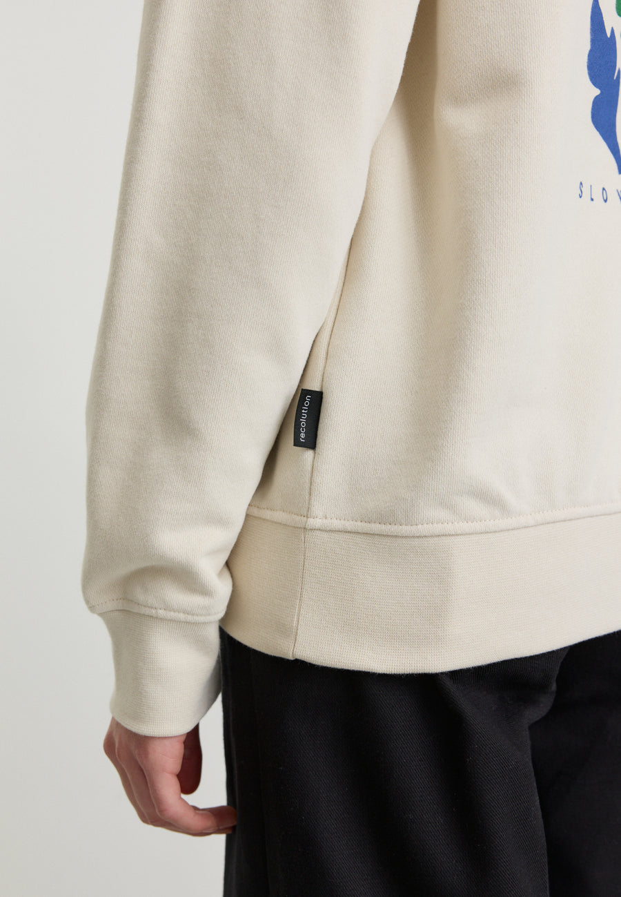 Recolution Hoodie PERSEA SLOW arctic white