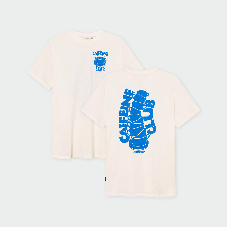 Dedicated T-shirt Stockholm Caffeine Club Off-White