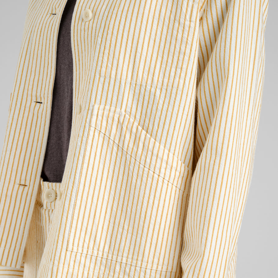 Dedicated Jacket Stiby Work Stripe Yellow