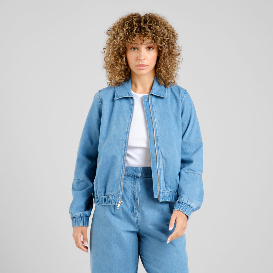 Dedicated Jacket Sunna Denim Light Blue