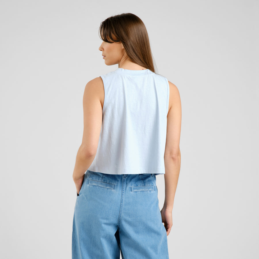 Dedicated Top Namsos Hemp Skyway Blue