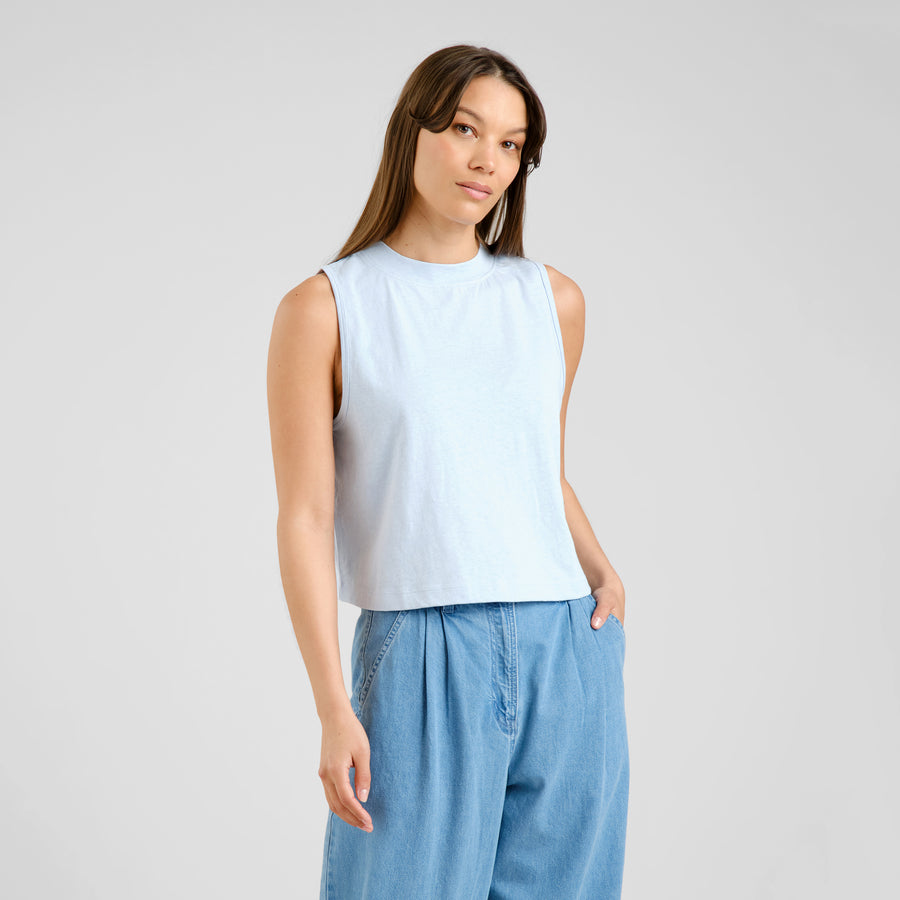 Dedicated Top Namsos Hemp Skyway Blue