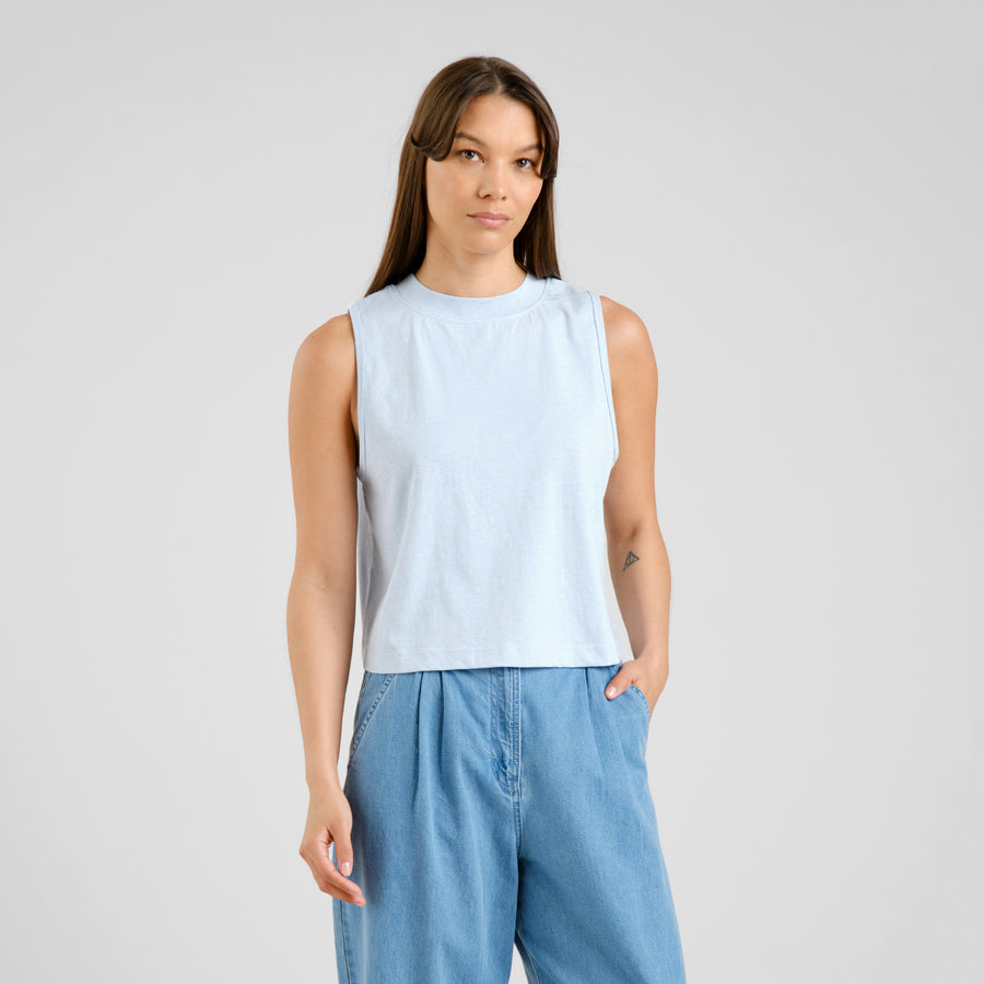 Dedicated Top Namsos Hemp Skyway Blue