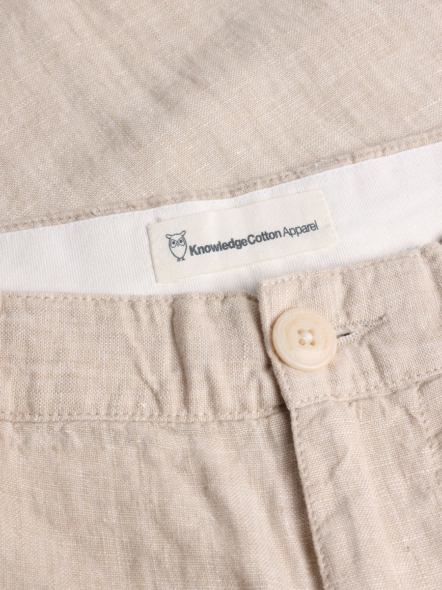 KnowledgeCotton CHUCK regular linen pants - GOTS/Vegan