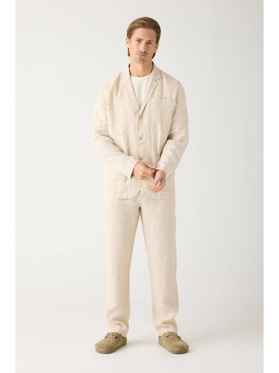 KnowledgeCotton CHUCK regular linen pants - GOTS/Vegan