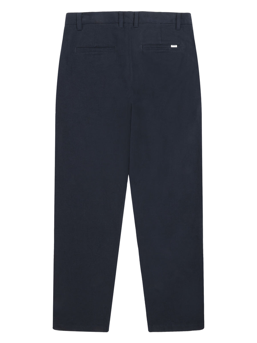 Knowledge Cotton Organic Cotton Chuck Flannel Pants GOTS night sky