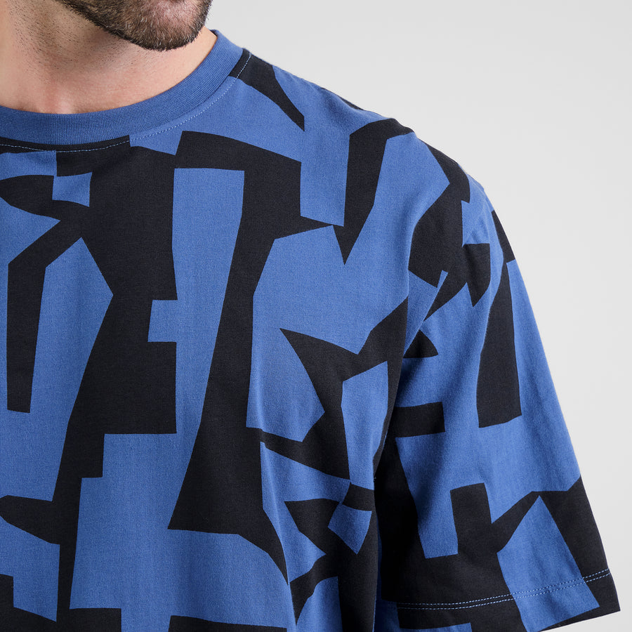 Dedicated T-shirt Skanstull Abstract Chaos Blue