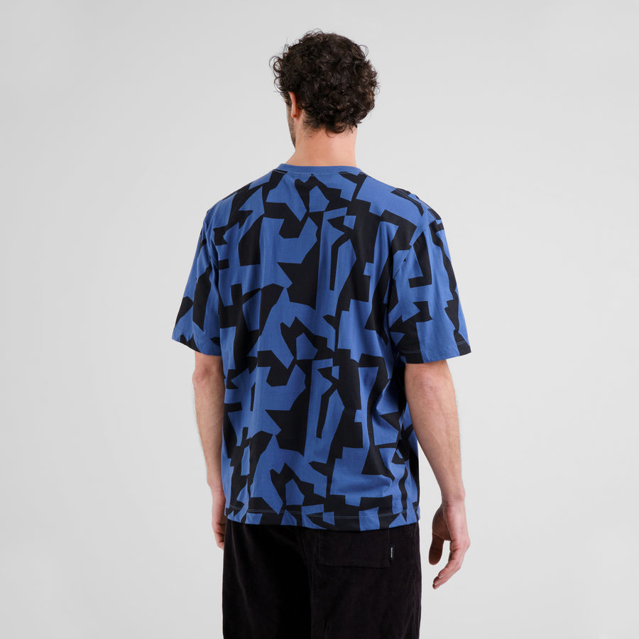 Dedicated T-shirt Skanstull Abstract Chaos Blue