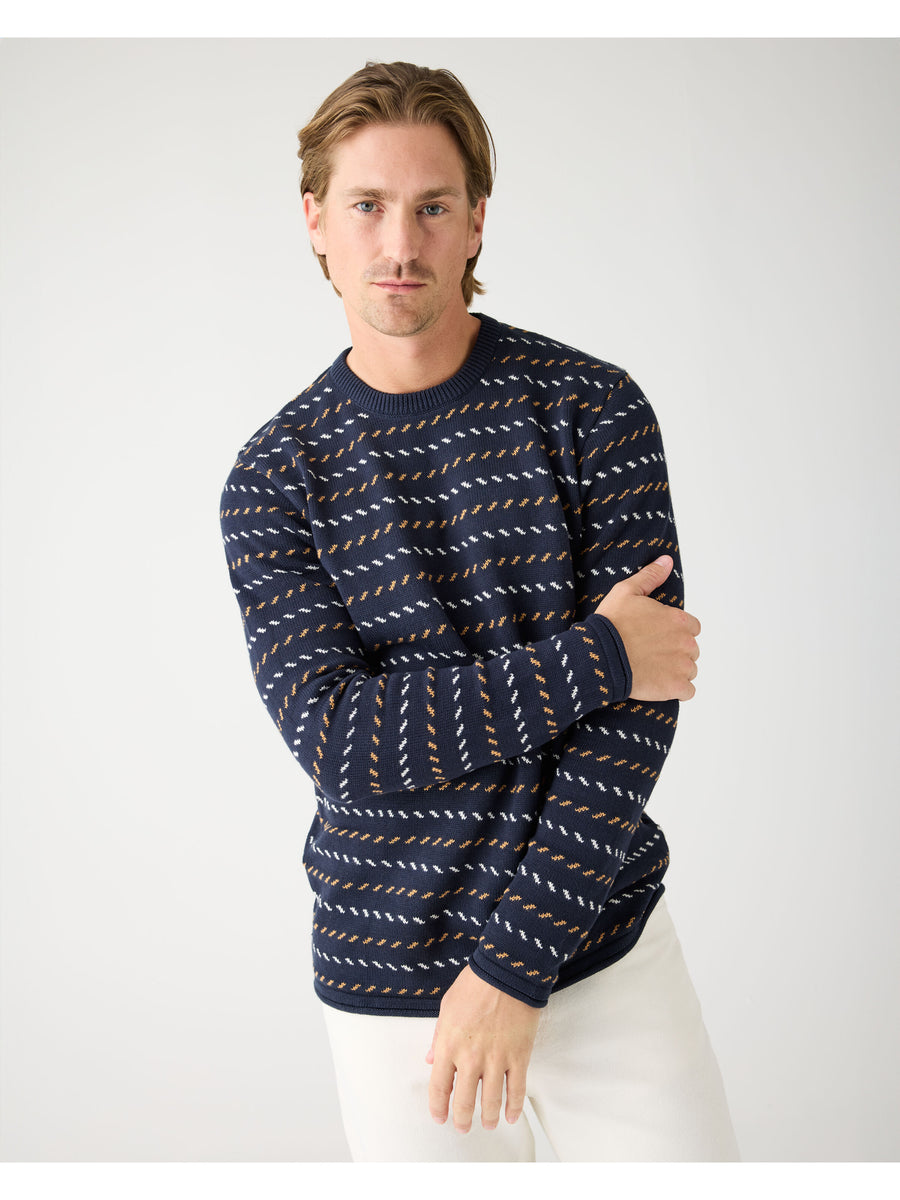 Knowledge Organic Cotton Jacquard Knit - Regenerative Organic Certified™ - GOTS/Vegan