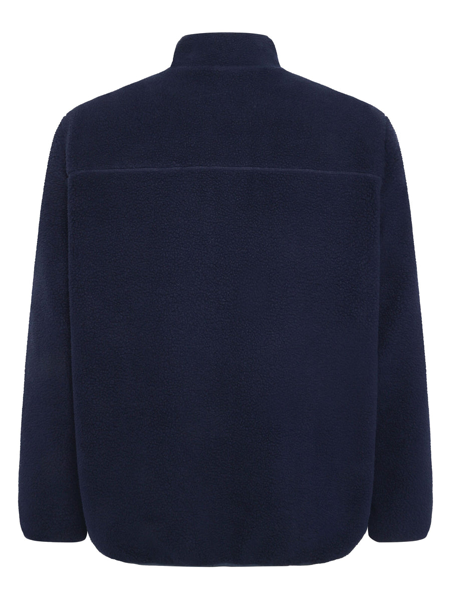 KnowledgeCotton Fleece Weste Navy