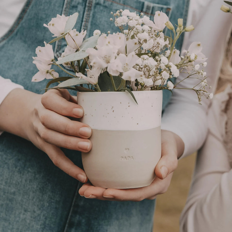 Eulenschnitt Becher Papa