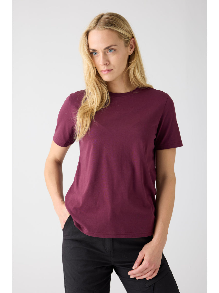 Knowledge Cotton Basic pima cotton t-shirt - GOTS/Vegan Fig