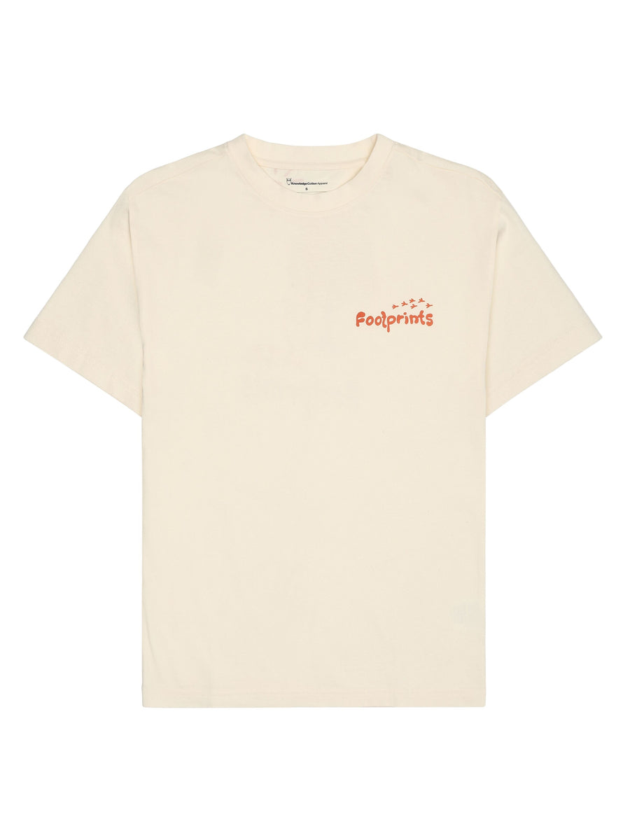 KnowledgeCotton  GRAPHIC t-shirt - Regenerative Organic Certified™ - GOTS/Vegan