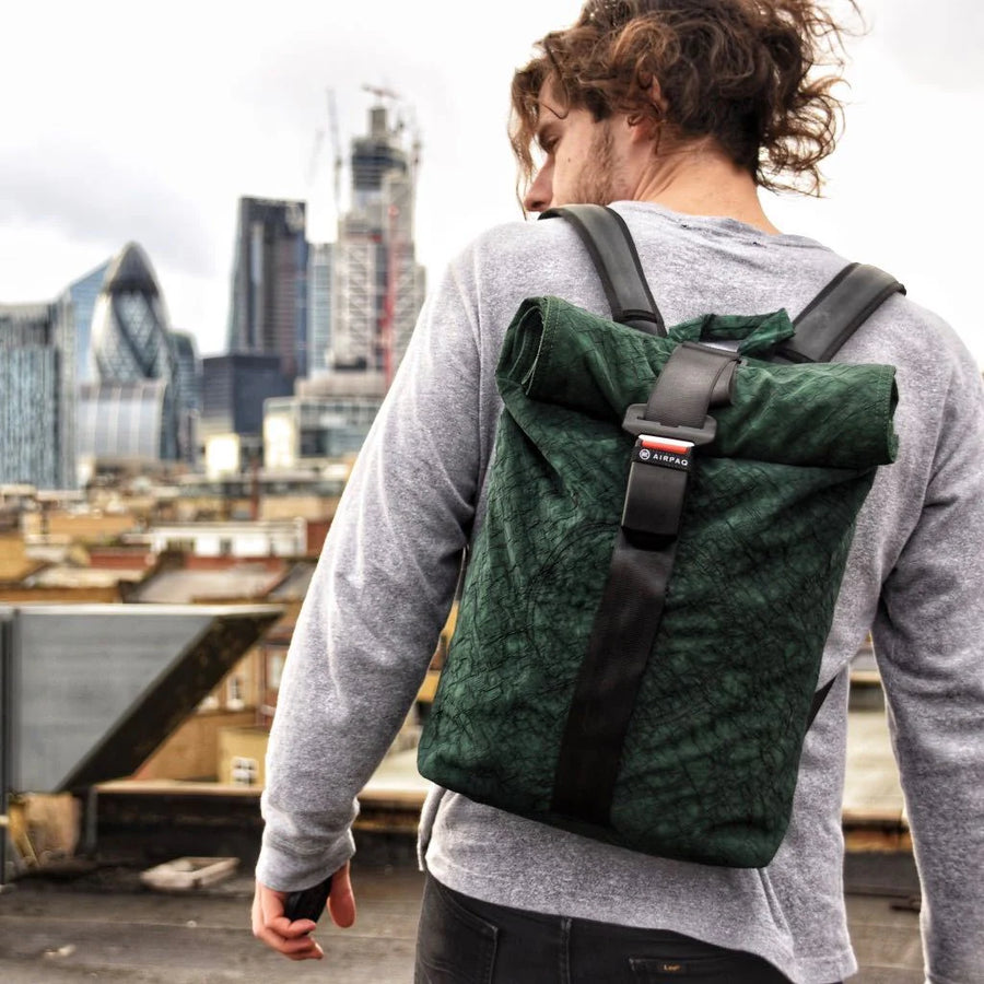 Airpaq Rucksack Rolltop Grün