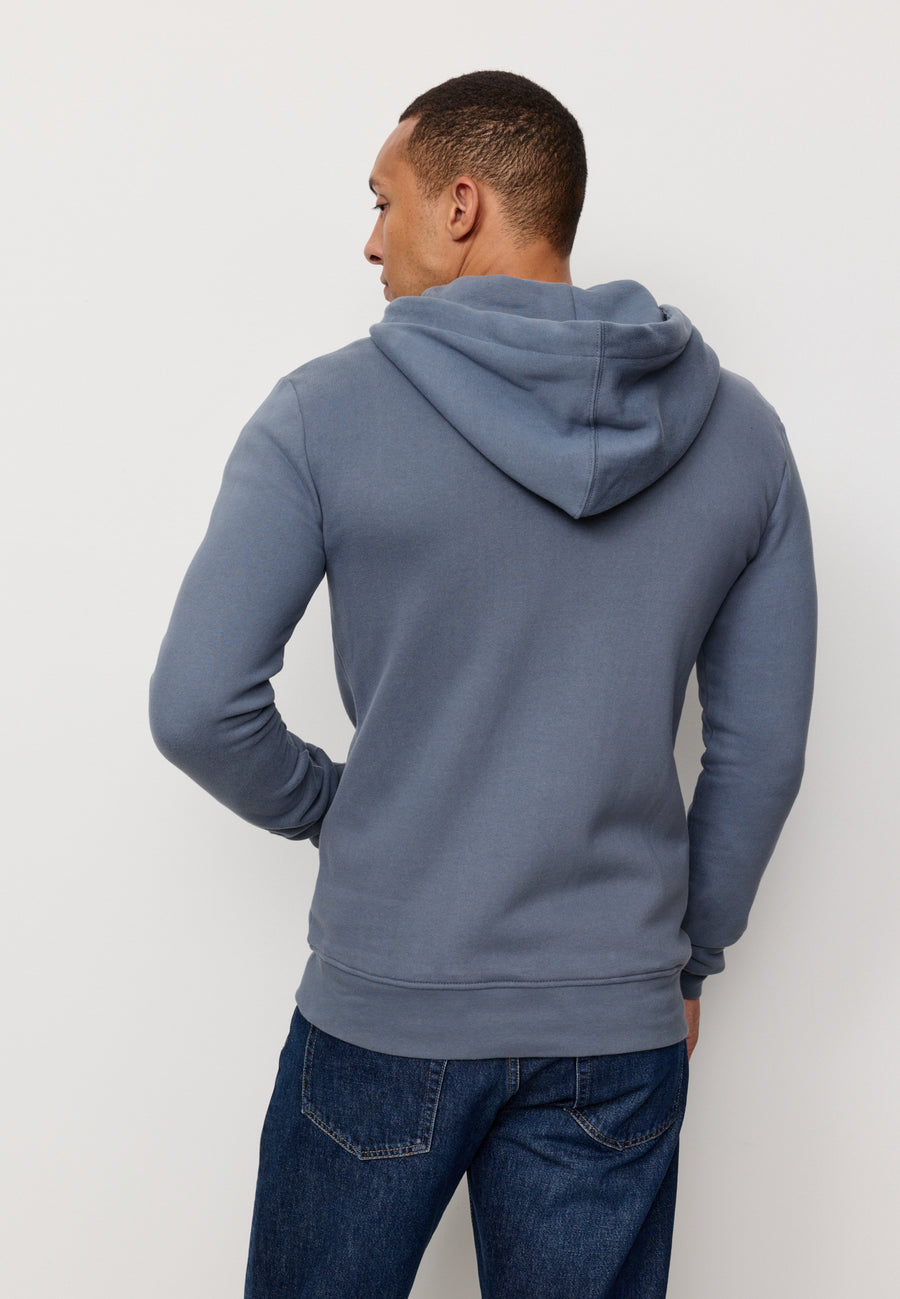 Recolution Zipper Hoodie Birch dove blue