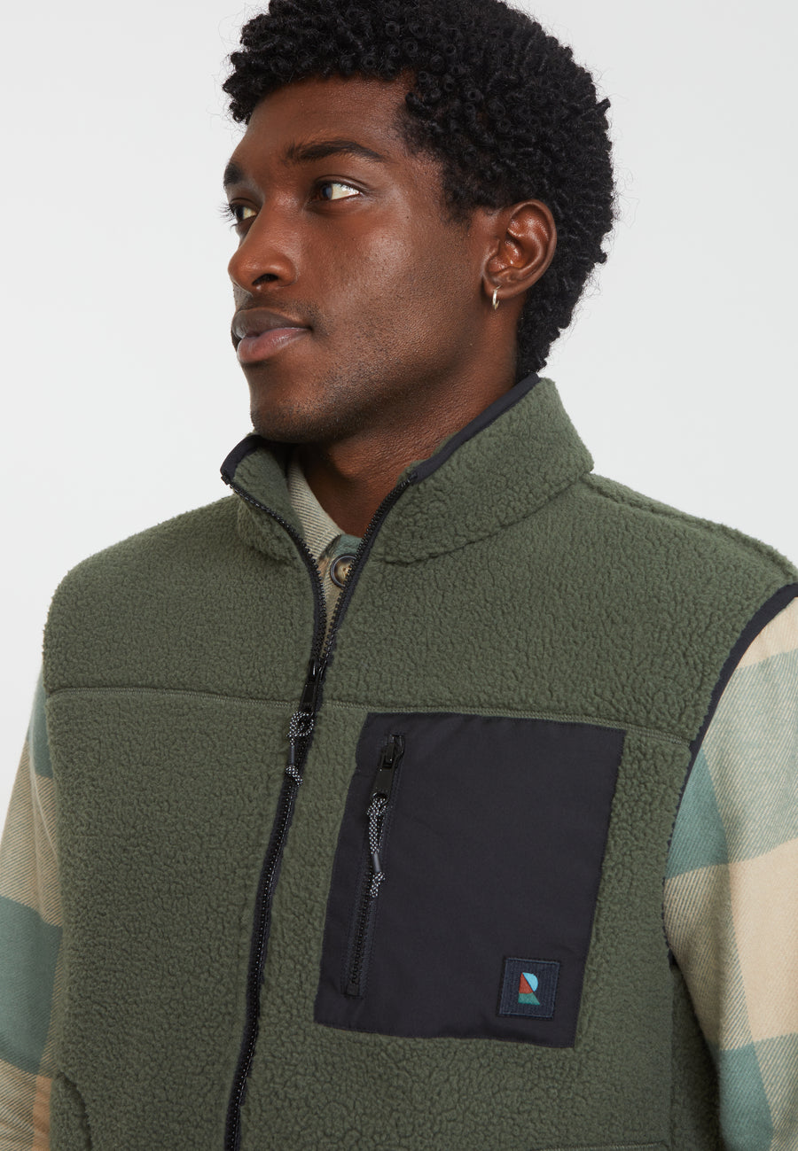 Recolution Vest BONSAI dark khaki
