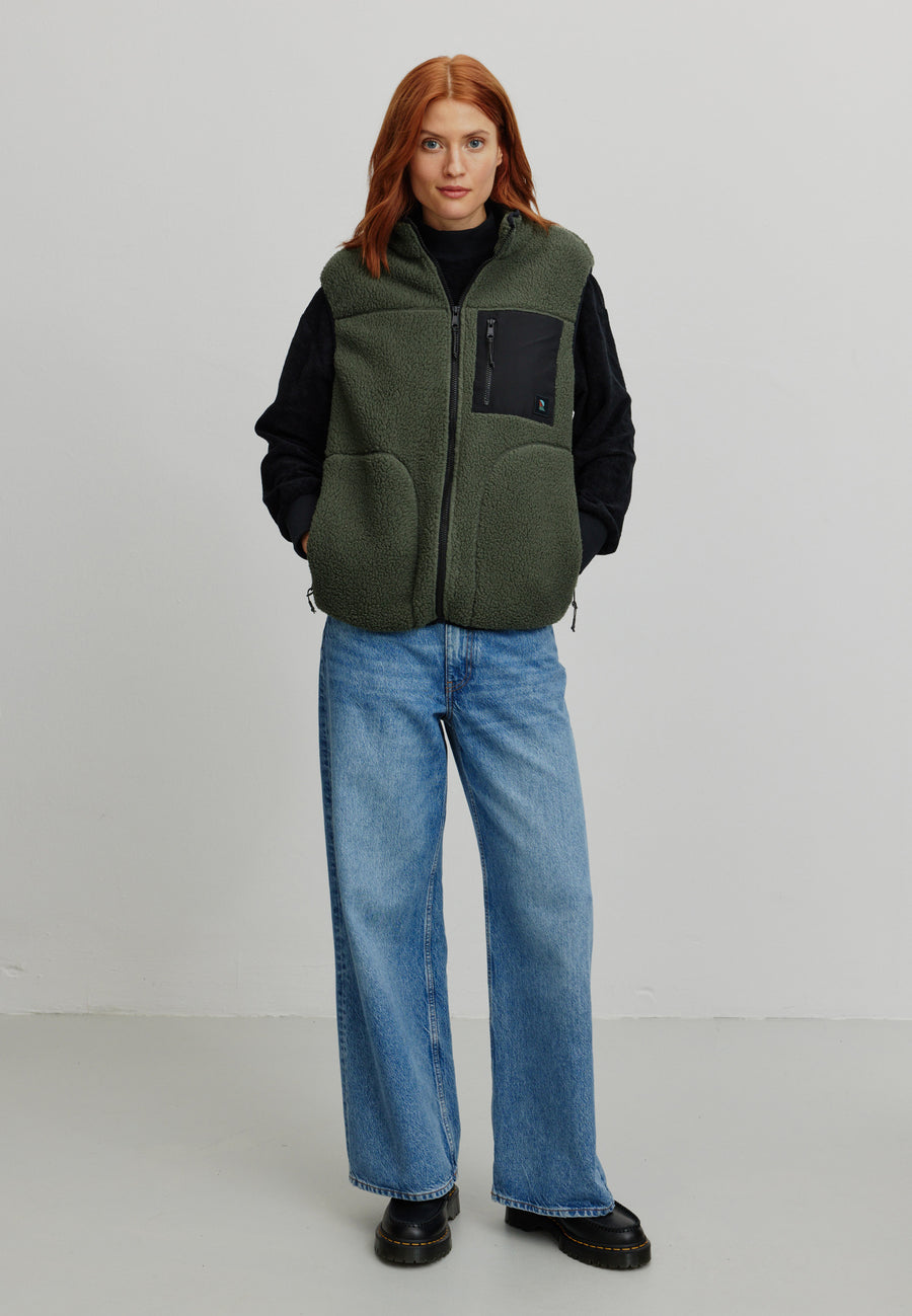 Recolution Vest BONSAI dark khaki