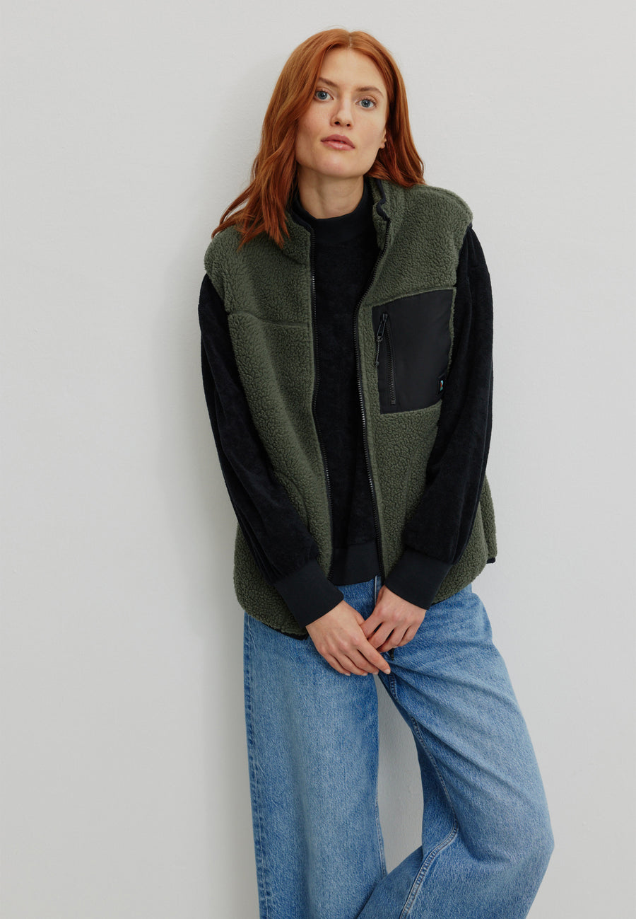 Recolution Vest BONSAI dark khaki