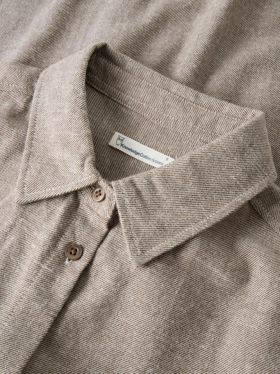 Knowledge Organic Cotton Flannel Shirt GOTS