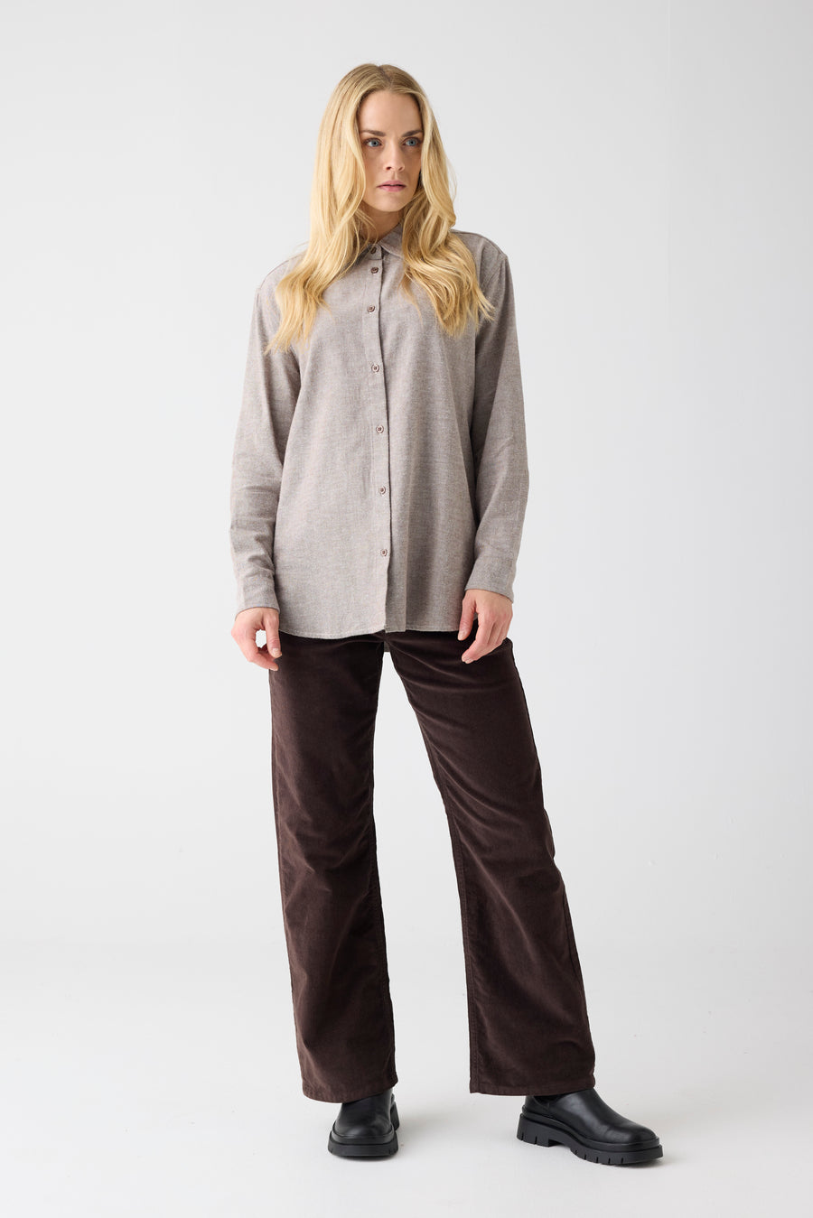 Knowledge Organic Cotton Flannel Shirt GOTS