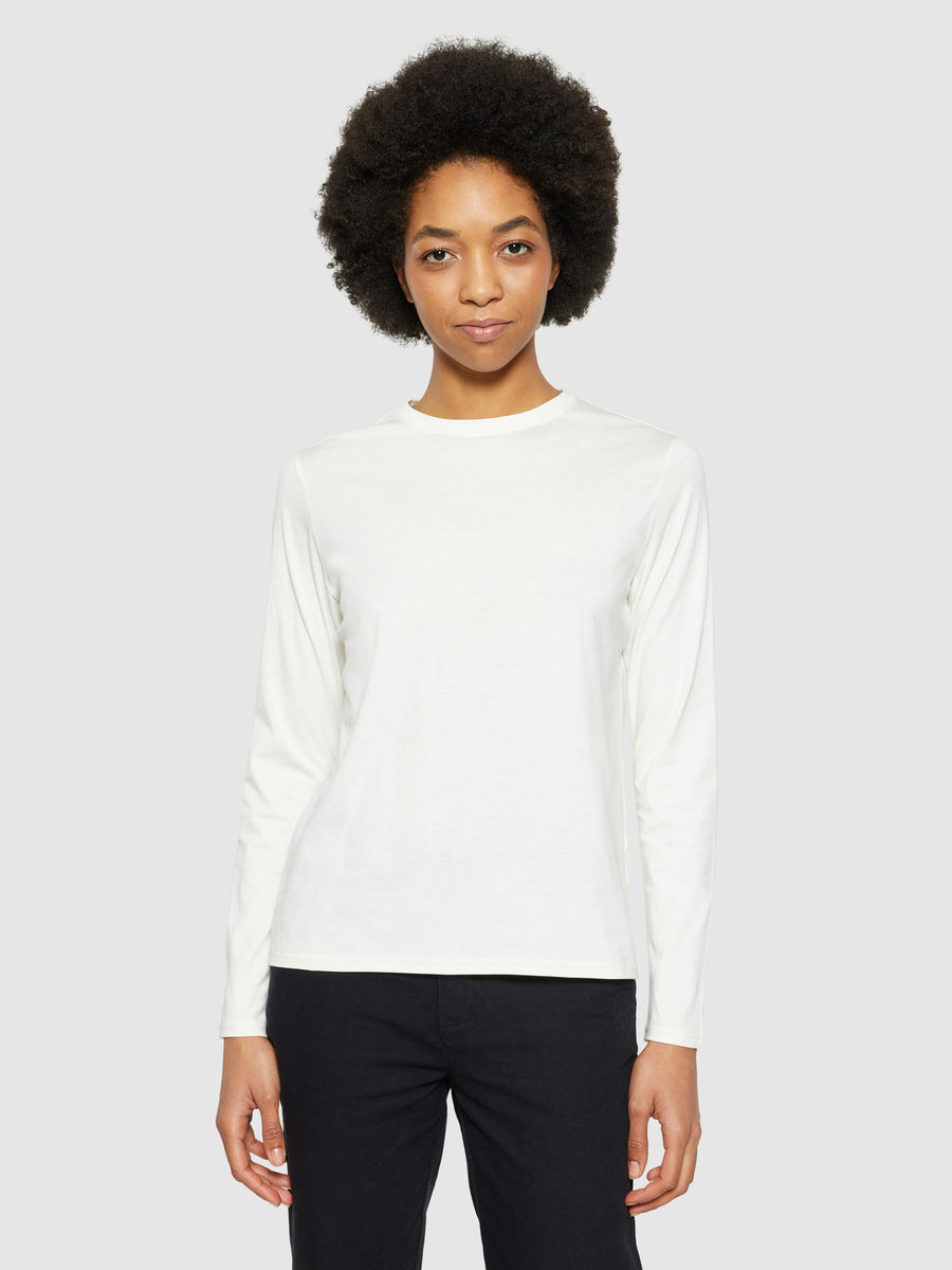 Knowledge Cotton Basic Longsleeve pima cotton