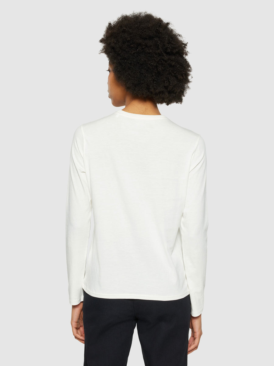 Knowledge Cotton Basic Longsleeve pima cotton