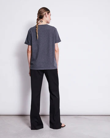 Jan N June BRUSHED T-shirt Boy Dark Grey GOTS