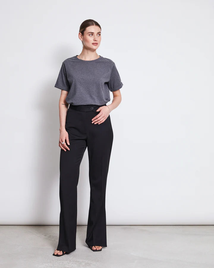 Jan N June BRUSHED T-shirt Boy Dark Grey GOTS