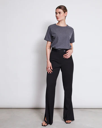 Jan N June BRUSHED T-shirt Boy Dark Grey GOTS