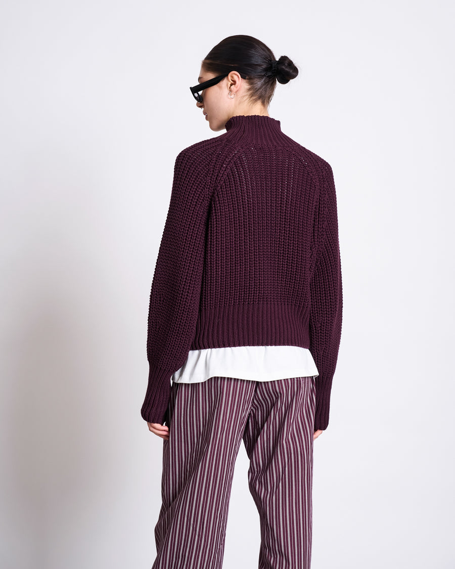 Jan N June Cotton Pants Soby Cherry Lacquer White