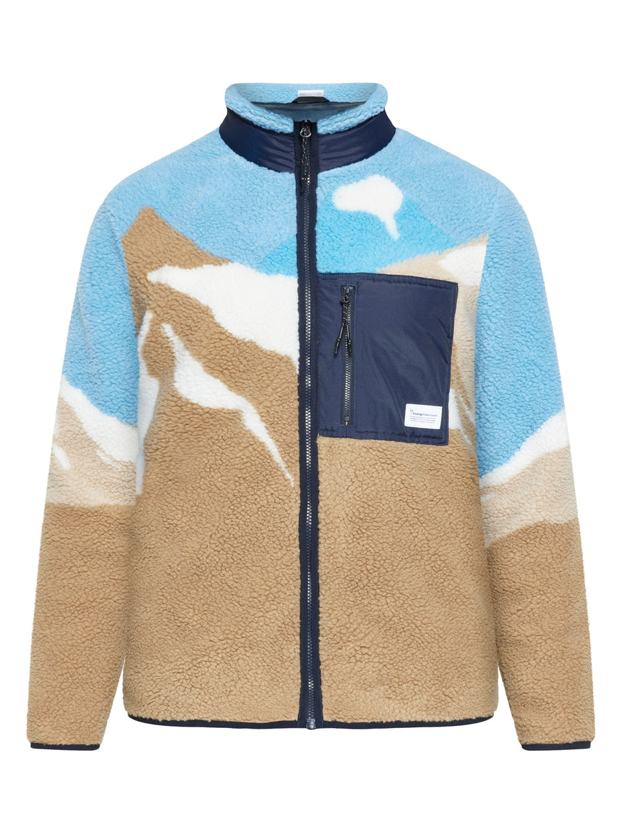 Knowledge Cotton Loose mountain teddy jacket