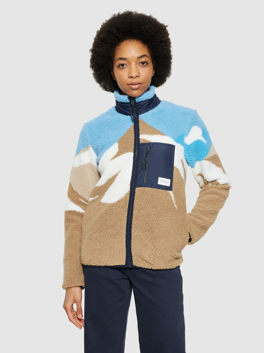 Knowledge Cotton Loose mountain teddy jacket