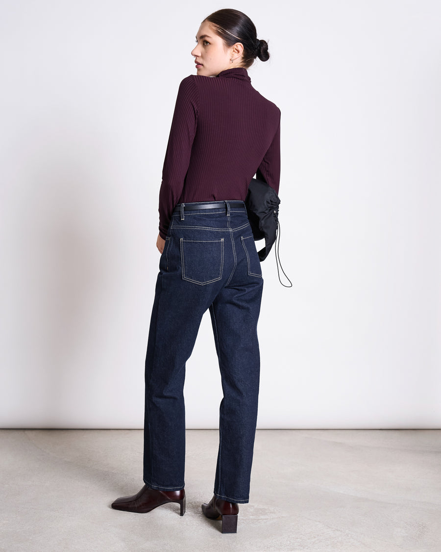 Jan N June Lyocell Turtleneck Mio Cherry Lacquer