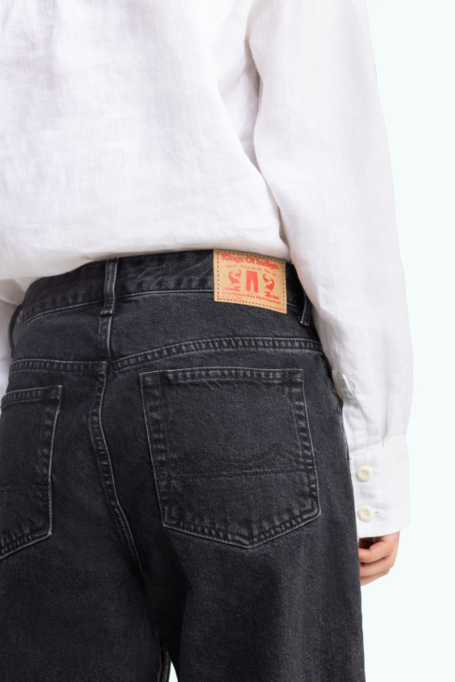 Kings of Indigo Jeans Caroline Cropped holo grey used