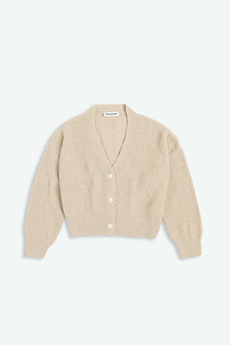 Kings of Indigo Cardigan DECIMA Fog