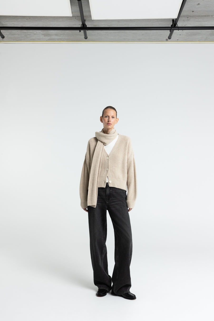 Kings of Indigo Cardigan DECIMA Fog