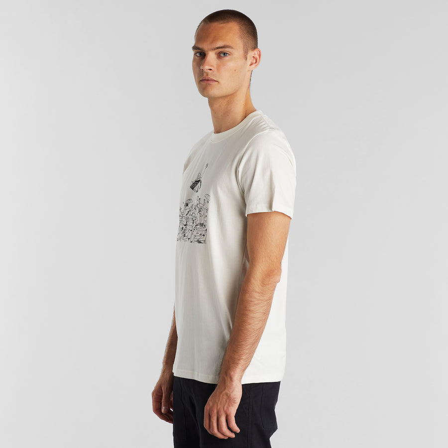 Dedicated T-shirt Stockholm Beach Off-White