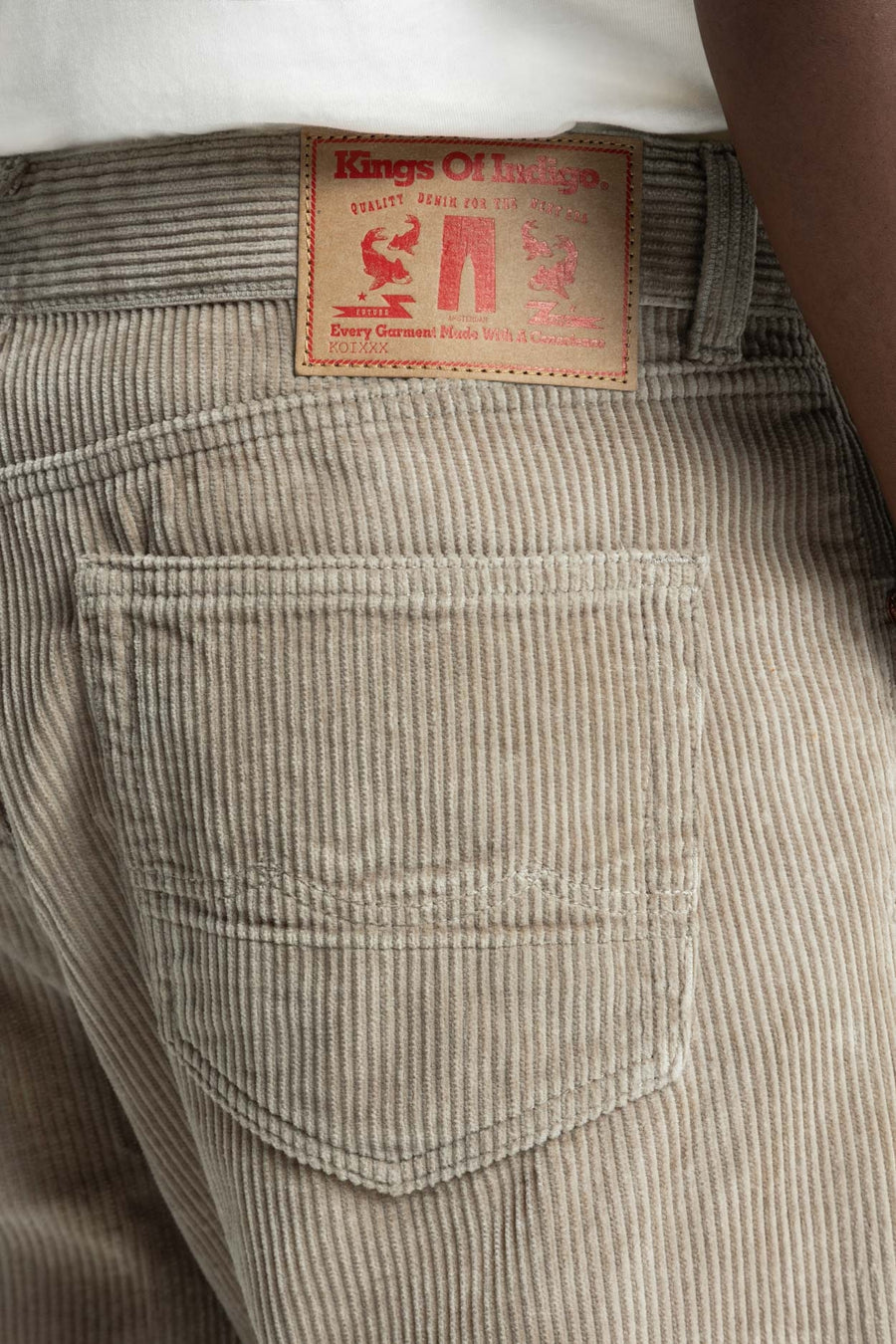 Kings of Indigo SUSHAN CORD silver mink