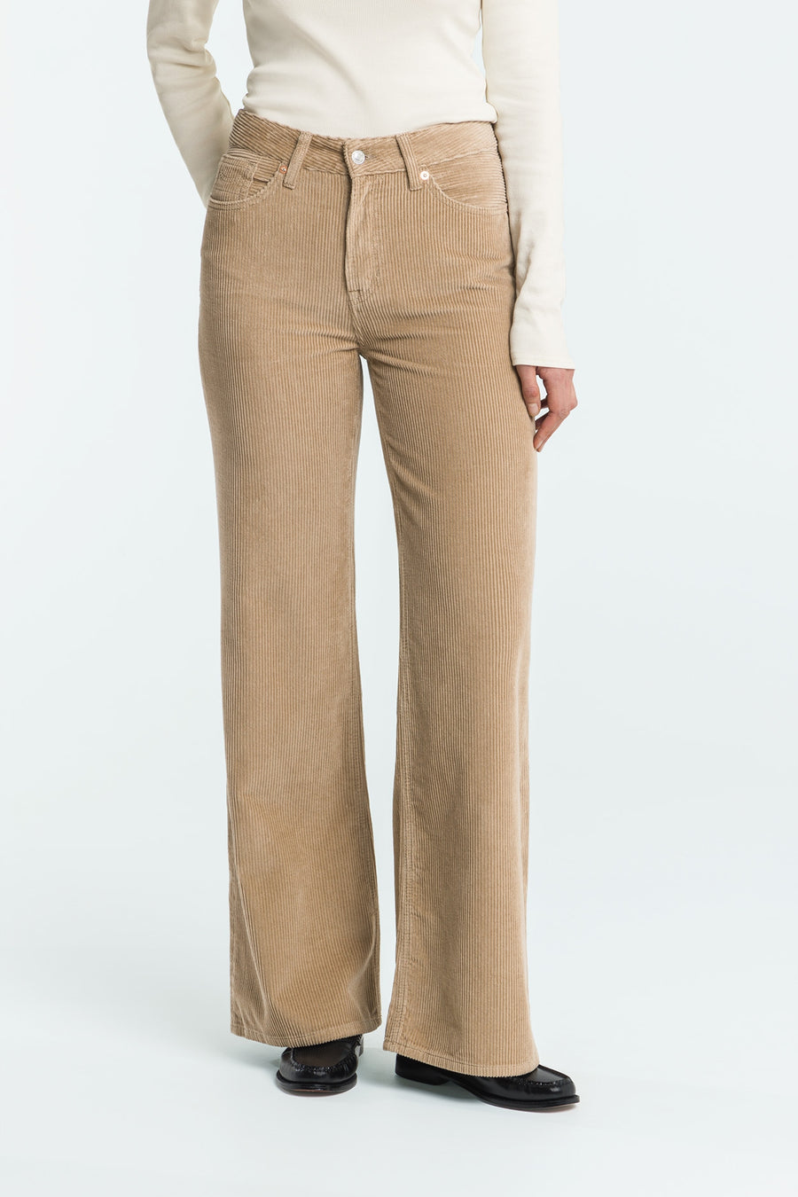 Kings of Indigo Cordhose Jane silver mink