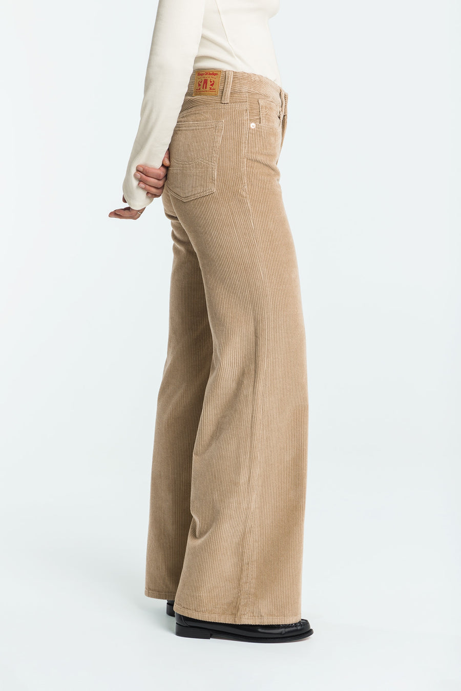Kings of Indigo Cordhose Jane silver mink