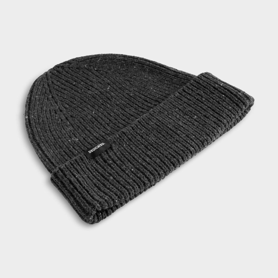 Dedicated Beanie Hemavan Wool Dark Grey Melange