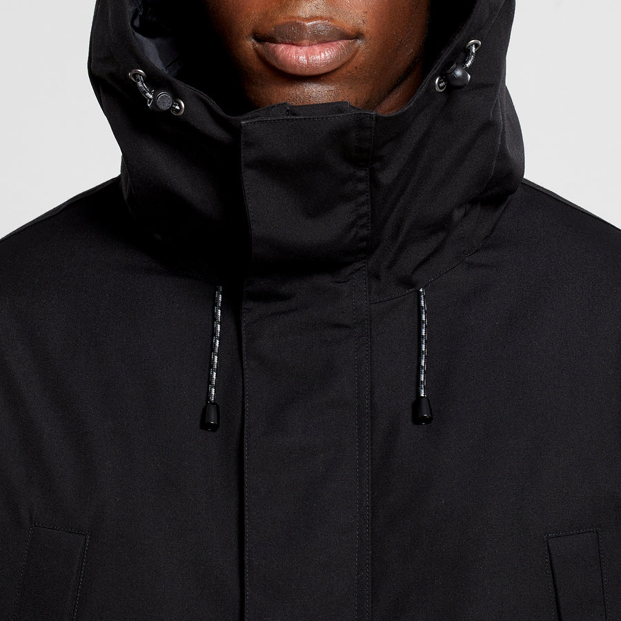 Dedicated Parka Jacket Stavanger Black