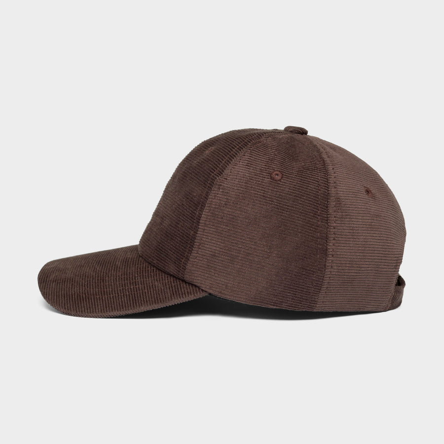 Dedicated Soft Cap Slussen Corduroy Mountain Logo D Coffee Brown