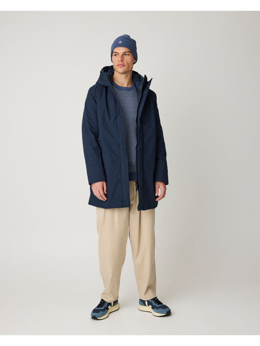 Knowledge Cotton CLIMATE SHELL™ Jacke total eclipse